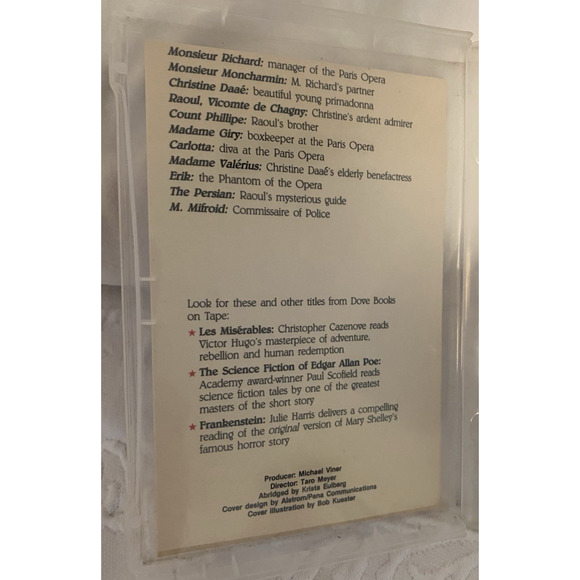 Vintage Audiobook - The Phantom Of The Opera ( Set of two Cassette Tapes ) 1987 - Picture 4 of 6